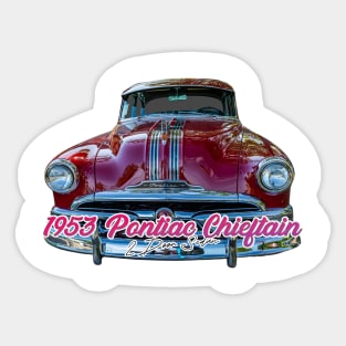 1953 Pontiac Chieftain 2 Door Sedan Sticker